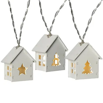 2M 10pcs LED Light String Christmas Tree House Style Fairy Light LED String Wedding Garland New Year Christmas Home Decoration
2M 10pcs LED Light String Christmas Tree House Style Fairy Light LED String Wedding Garland New Year Christmas Home Decoration
