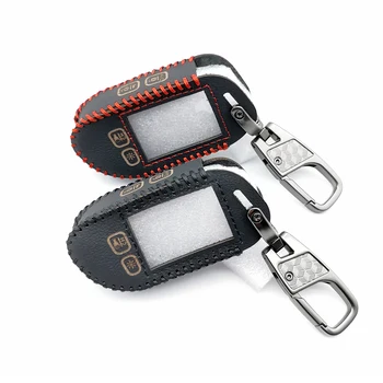 Two Way LCD Remote Fob Carrying Leather Key Chain Skin Case Cover for ST-5A Russian version LCD 2 Way 4 Buttons Car Alarm System
Two Way LCD Remote Fob Carrying Leather Key Chain Skin Case Cover for ST-5A Russian version LCD 2 Way 4 Buttons Car Alarm System