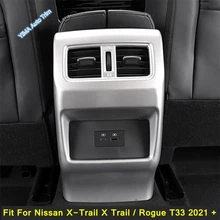 Rear Armrest Box Air Condition AC Vent Cover Trim Anti Kick Panel Accessories For Nissan X-Trail X Trail / Rogue T33 2021 2022
Rear Armrest Box Air Condition AC Vent Cover Trim Anti Kick Panel Accessories For Nissan X-Trail X Trail / Rogue T33 2021 2022