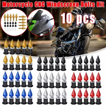 10 PCS 5 Colors E-Bike Motorcycle Motorbike Windscreen Windshield Bolts Kit CNC Screw Mounting Nuts Fairing Screws Bolts
10 PCS 5 Colors E-Bike Motorcycle Motorbike Windscreen Windshield Bolts Kit CNC Screw Mounting Nuts Fairing Screws Bolts