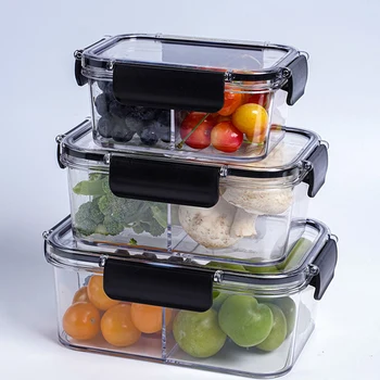 Transparent Visible Refrigerator Crisper Classification Storage Box Sealed Jar For Fruit And Vegetable Preservation FP8
Transparent Visible Refrigerator Crisper Classification Storage Box Sealed Jar For Fruit And Vegetable Preservation FP8