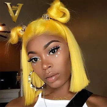 Pink Purple Bob Wig 13x6 Transparent Lace Front Human Hair Wigs For Women Blue Yellow Colored Straight Wig Brazilian Remy 150
Pink Purple Bob Wig 13x6 Transparent Lace Front Human Hair Wigs For Women Blue Yellow Colored Straight Wig Brazilian Remy 150