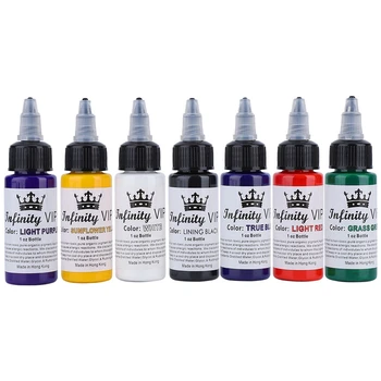 7 Colors Semi-Permanent Tattoo Inks Set Longlasting Eyeliner Eyebrow Lip Tattoo Pigment Ink Crown Pigment Tattoo Supplies
7 Colors Semi-Permanent Tattoo Inks Set Longlasting Eyeliner Eyebrow Lip Tattoo Pigment Ink Crown Pigment Tattoo Supplies