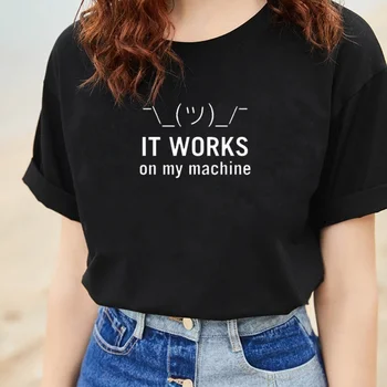 Kuakuayu HJN It Works On My Machine T Shirt Mechanic Java Letter Printed O-Neck Cotton T-shirt
Kuakuayu HJN It Works On My Machine T Shirt Mechanic Java Letter Printed O-Neck Cotton T-shirt