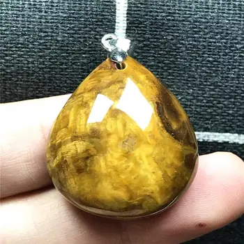 Necklace Pendant Natural Yellow Pietersite Jewelry For Woman Man Crystal 29x27x10mm Water Drop Beads Silver Namibia Stone AAAAA
Necklace Pendant Natural Yellow Pietersite Jewelry For Woman Man Crystal 29x27x10mm Water Drop Beads Silver Namibia Stone AAAAA