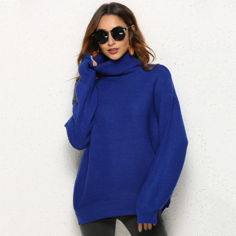 Sweater Coat Turtleneck Pullover Wild Loose Sweater Medium and Long Section New Winter Knit Large Size Long Sleeve Sweater-ya45
Sweater Coat Turtleneck Pullover Wild Loose Sweater Medium and Long Section New Winter Knit Large Size Long Sleeve Sweater-ya45