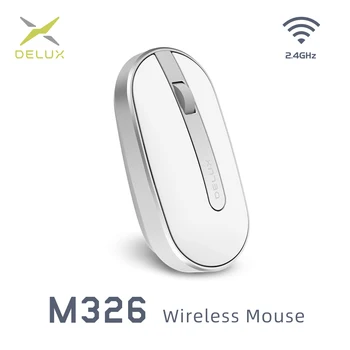 Delux M326 1600DPI USB Optical Wireless Computer Silent Mouse Ergonomic Mice 2.4G Receiver Super Slim Mouse For PC Laptop
Delux M326 1600DPI USB Optical Wireless Computer Silent Mouse Ergonomic Mice 2.4G Receiver Super Slim Mouse For PC Laptop