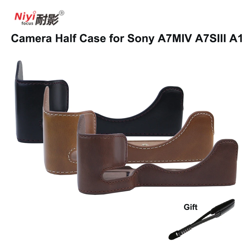 Чехол для камеры Sony A7MIV A7SIII A1, кожаный чехол для камеры ручной работы с открывающимся аккумулятором
Чехол для камеры Sony A7MIV A7SIII A1, кожаный чехол для камеры ручной работы с открывающимся аккумулятором