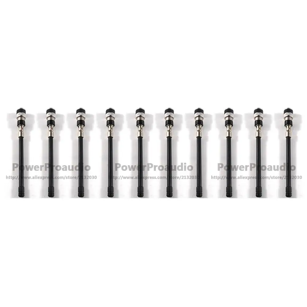 10 шт. BNC UHF микрофонная антенна для беспроводных микрофонов серии Shure PGX24 SLX24 PG58 SM58
