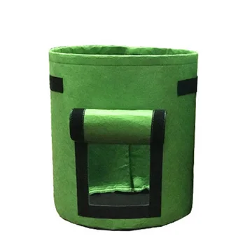 Multi-Purpose Potato Grow Bag Breathable Felt Vegetables Grow Bag Planting Bag With Handles And Window Roll-Up Window Design
Multi-Purpose Potato Grow Bag Breathable Felt Vegetables Grow Bag Planting Bag With Handles And Window Roll-Up Window Design