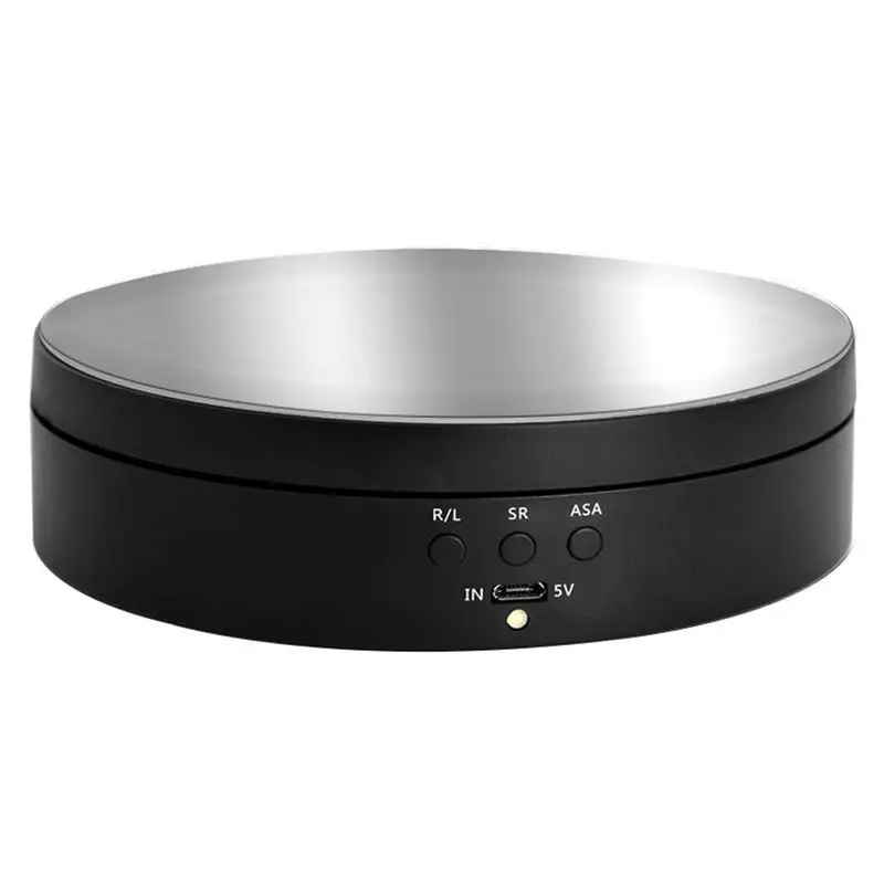 USB 360 Degree Electric Rotating Turntable Display Stand for Photography Max Load 3kg Video Shooting Props Turntable
USB 360 Degree Electric Rotating Turntable Display Stand for Photography Max Load 3kg Video Shooting Props Turntable