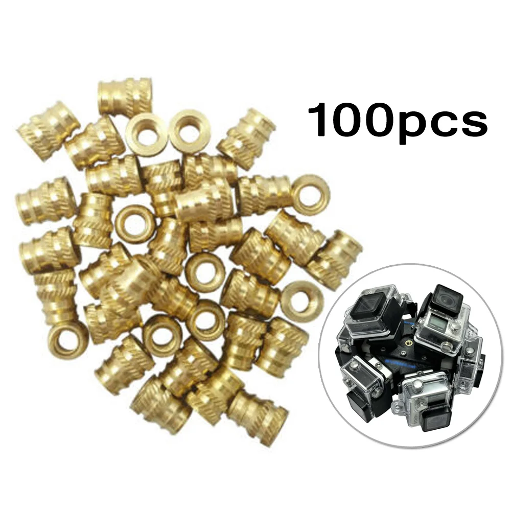 100pcs Brand New And High Quality M4 4mm M4-0.7 Long Metal Threaded Heat Set Screw Inserts For 3D Printing
100pcs Brand New And High Quality M4 4mm M4-0.7 Long Metal Threaded Heat Set Screw Inserts For 3D Printing
