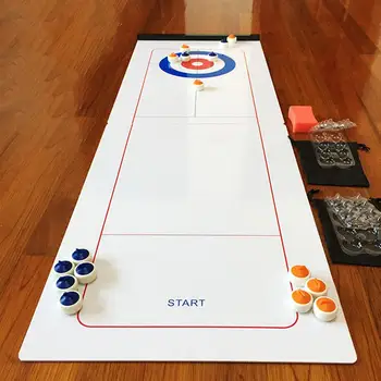 TOP quality Tabletop Curling Game-Compact Curling Board Game Mini Table Games for Family School Travel Play 40*120cm
TOP quality Tabletop Curling Game-Compact Curling Board Game Mini Table Games for Family School Travel Play 40*120cm
