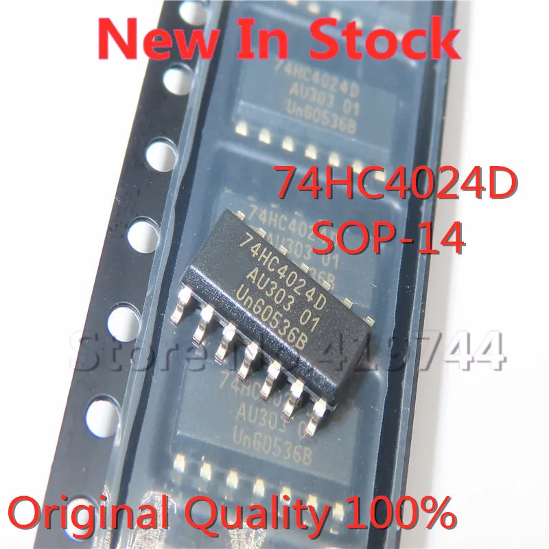 

10PCS/LOT 74HC4024D 74HC4024 SOP-14 SMD counter/divider chip In Stock NEW original IC