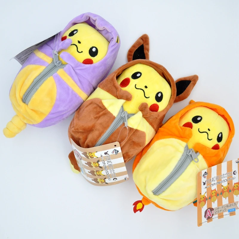 20cm Cartoon Plush Toy Pikachu Cosplay Charizard Eevee Doll Soft Plush Stuffed Doll Toys Sleeping Bag Children Birthday Gift
20cm Cartoon Plush Toy Pikachu Cosplay Charizard Eevee Doll Soft Plush Stuffed Doll Toys Sleeping Bag Children Birthday Gift