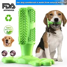 כלב צעצוע כלב ללעוס צעצועי כלב מברשת שיניים לחיות מחמד שן טוחנת ניקוי צחצוח מקל דוגי גור שיניים טיפול כלב ציוד לחיות מחמד(China)