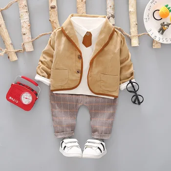 Toddler Tie Formal Clothes Set Baby Boy Outfit Suit Spring Autumn 3PCS/SET Cotton Children Outerwear Kids Clothing Suit Outfit
Toddler Tie Formal Clothes Set Baby Boy Outfit Suit Spring Autumn 3PCS/SET Cotton Children Outerwear Kids Clothing Suit Outfit