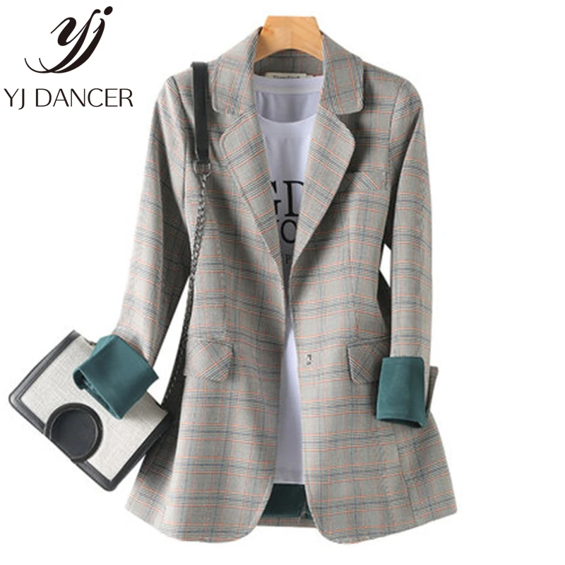 Plaid Suit Jacket Female 2019 Early Autumn New Loose Fashion Temperament Spring Autumn Casual Small Suit Tide HHH0020
Plaid Suit Jacket Female 2019 Early Autumn New Loose Fashion Temperament Spring Autumn Casual Small Suit Tide HHH0020