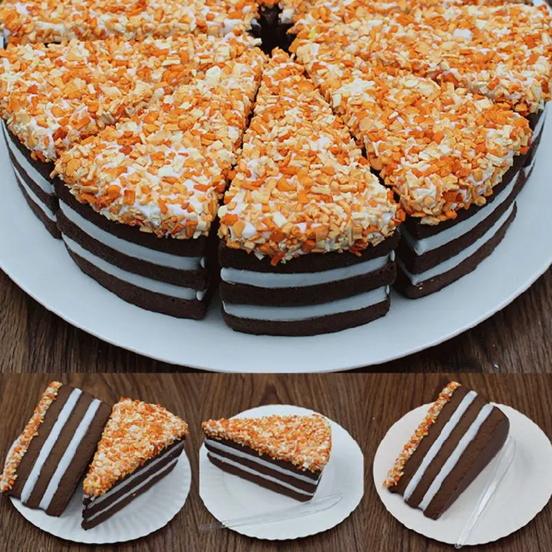 Realistic Lifelike Artificial Simulation Triangular Cake Model Display Photography Props Household Home Decor
Realistic Lifelike Artificial Simulation Triangular Cake Model Display Photography Props Household Home Decor