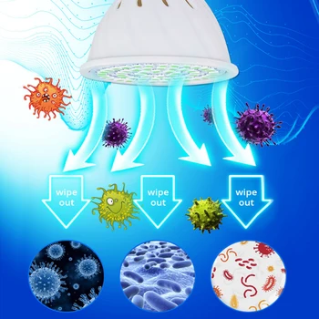 E27 UV Bactericidal lamp led 220V 110V GU10 UVC Germicidal Light Led Disinfection Kill Germs Mite Light Bulb LED Ozone Lampada
E27 UV Bactericidal lamp led 220V 110V GU10 UVC Germicidal Light Led Disinfection Kill Germs Mite Light Bulb LED Ozone Lampada