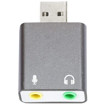 3.5mm TRS Microphone to USB 2.0 Stereo o External Sound Card Adapter for PC and Mac USB Input to 3.5mm TRS
3.5mm TRS Microphone to USB 2.0 Stereo o External Sound Card Adapter for PC and Mac USB Input to 3.5mm TRS