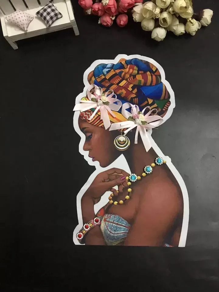 Heat Transfer Printing African Women Sew on Patches for Clothes Jacket Handmade Flower Beaded Black Girl Appliques 3D Printed
Heat Transfer Printing African Women Sew on Patches for Clothes Jacket Handmade Flower Beaded Black Girl Appliques 3D Printed