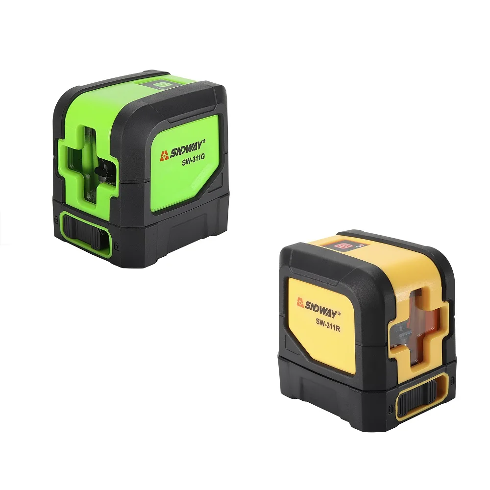 SNDWAY Cross laser level Green Red beam 2 lines self-leveling laser Leveler vertical Horizontal
SNDWAY Cross laser level Green Red beam 2 lines self-leveling laser Leveler vertical Horizontal