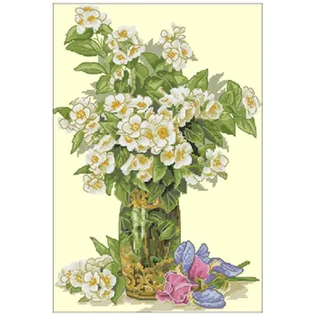 Sweet smell of bottle flowers Counted Cross Stitch 11CT 14CT 18CT DIY Chinese Cross Stitch Kits Embroidery Needlework Sets
Sweet smell of bottle flowers Counted Cross Stitch 11CT 14CT 18CT DIY Chinese Cross Stitch Kits Embroidery Needlework Sets