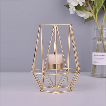 Nordic Style Wrought Iron Geometric Candle Holders Home Decoration Metal holder Crafts candlestick candelabros
Nordic Style Wrought Iron Geometric Candle Holders Home Decoration Metal holder Crafts candlestick candelabros