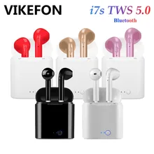 I7s tws fones de ouvido sem fio bluetooth handsfree em fones de ouvido com caixa de carregamento mic para iphone huawei xiaomi(China)