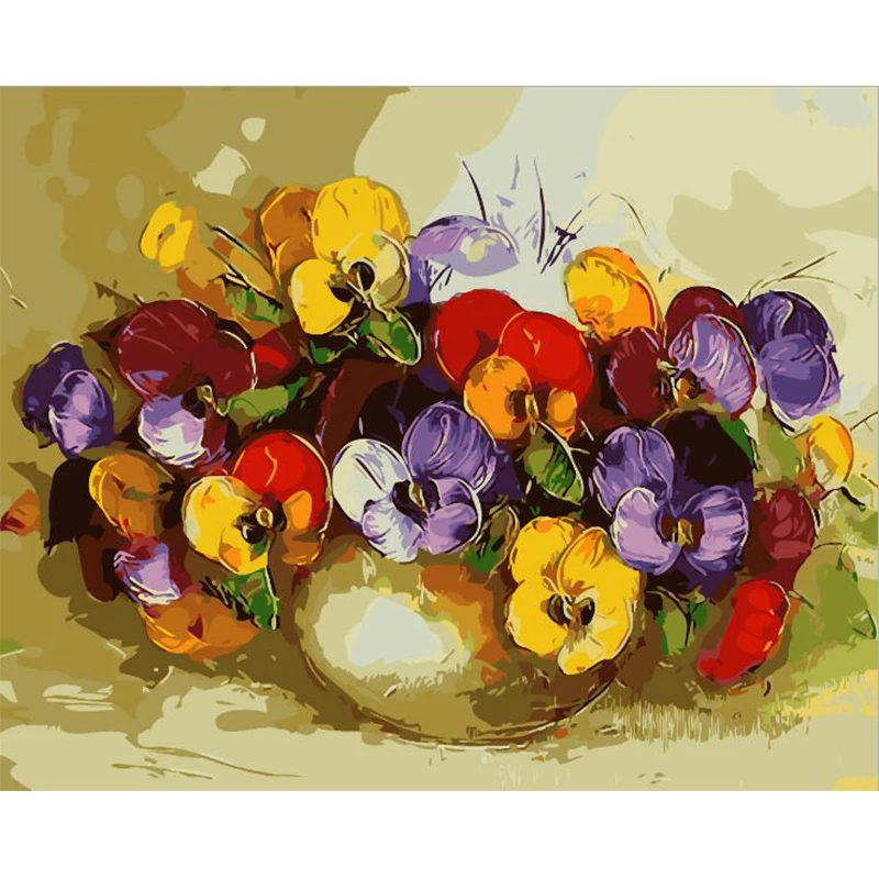 Painting By Number Flowers Vase Coloring HandPainted Acrylic Paint For Drawing DIY Craft Kits For Adults Picture Wall Decor Art
Painting By Number Flowers Vase Coloring HandPainted Acrylic Paint For Drawing DIY Craft Kits For Adults Picture Wall Decor Art