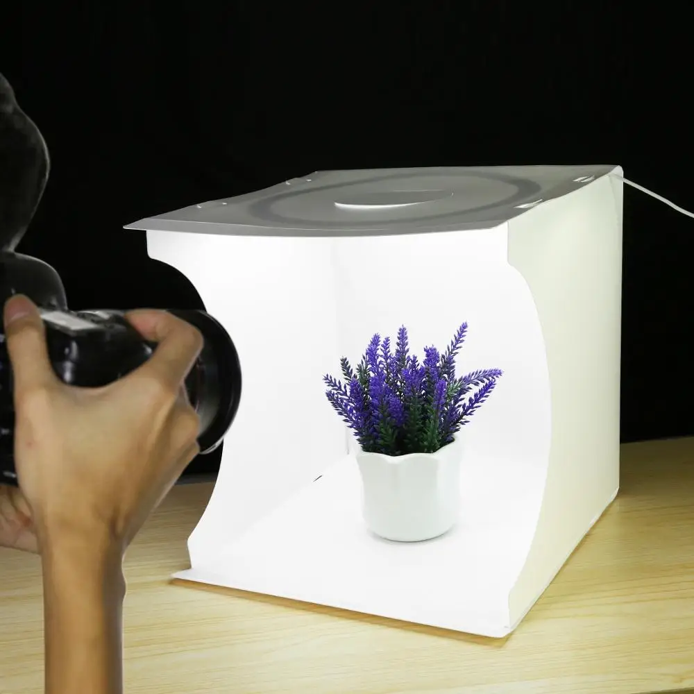 30CM Photo Lightbox Ring LED Folding Lighting Studio Shooting Tent Box Kit with 6 Colors Backdrops Portable
30CM Photo Lightbox Ring LED Folding Lighting Studio Shooting Tent Box Kit with 6 Colors Backdrops Portable