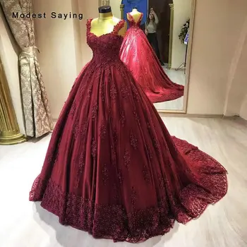 Elegant Wine Red Ball Gown Sweetheart Pearls Flowers Evening Dresses 2019 with Straps Lace Up Party Prom Gowns robe de soiree
Elegant Wine Red Ball Gown Sweetheart Pearls Flowers Evening Dresses 2019 with Straps Lace Up Party Prom Gowns robe de soiree