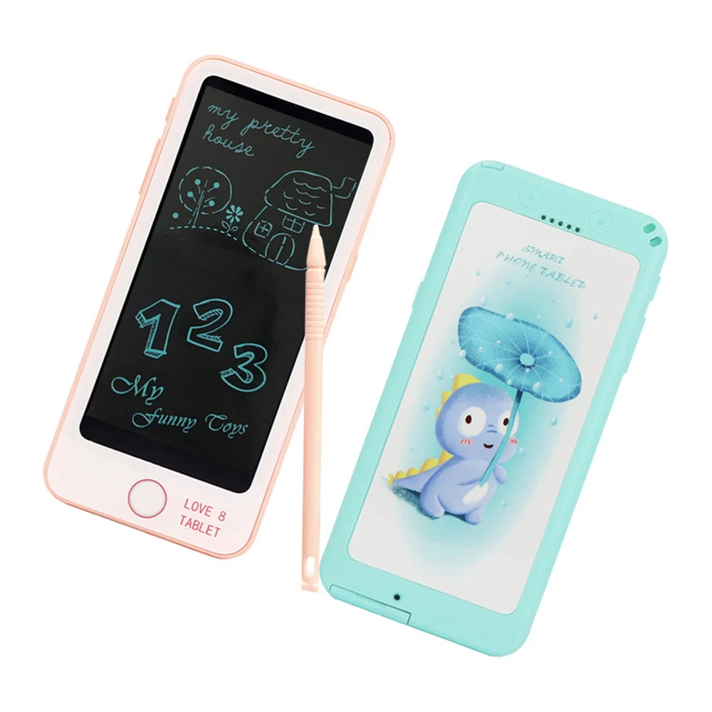 6-inch LCD Tablet Kids Early Education Learning Painting Electronic Writing Board Mobile Phone Shape Drawing Pad Toys Child Gift
6-inch LCD Tablet Kids Early Education Learning Painting Electronic Writing Board Mobile Phone Shape Drawing Pad Toys Child Gift