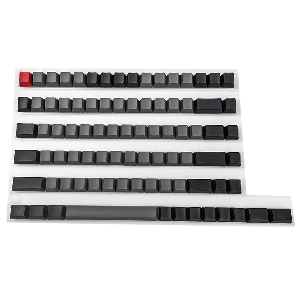 Белые черные толстые клавиши Dolch PBT 84 68 64 пустые OEM профильные колпачки для