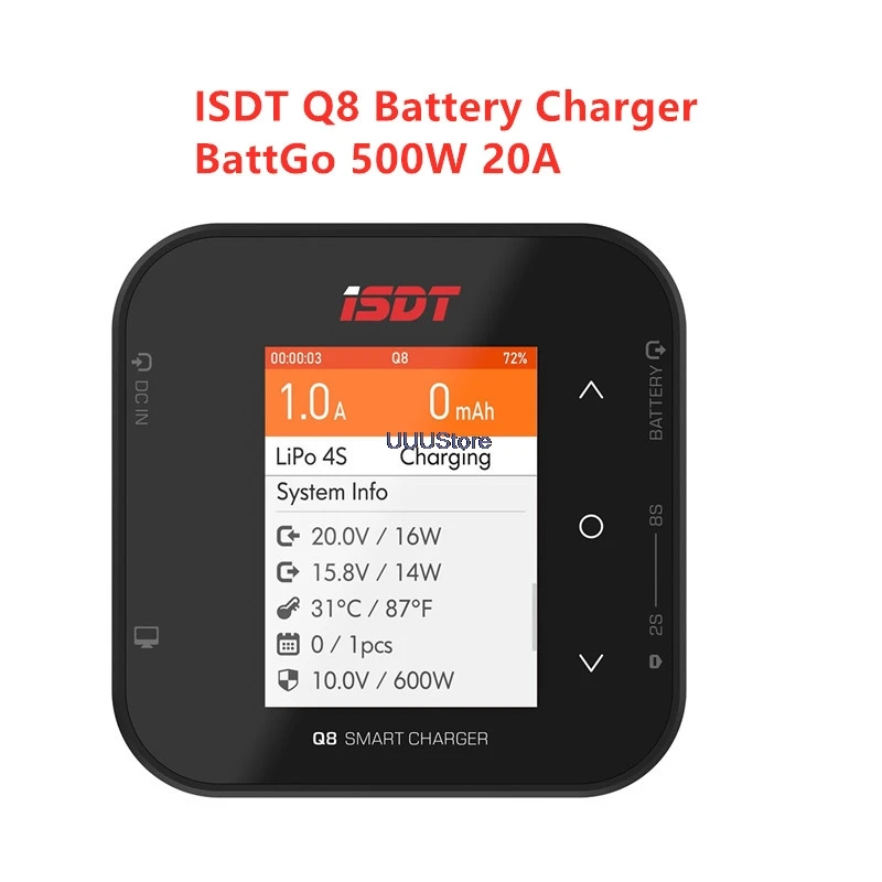 Новое ISDT Q6 Pro BattGo 300 w/Q6 Lite 200W 12A карманное умное Цифровое зарядное устройство Lipo для