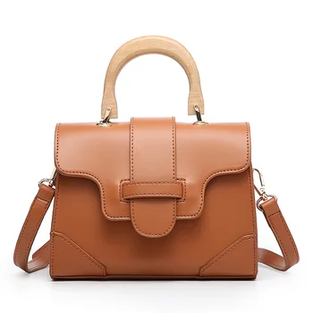 New Fashion Wooden Top-handle Handbags Shoulder Bags For Lady Quality Leather Tote Bags Famous Brands Women Handbags
New Fashion Wooden Top-handle Handbags Shoulder Bags For Lady Quality Leather Tote Bags Famous Brands Women Handbags