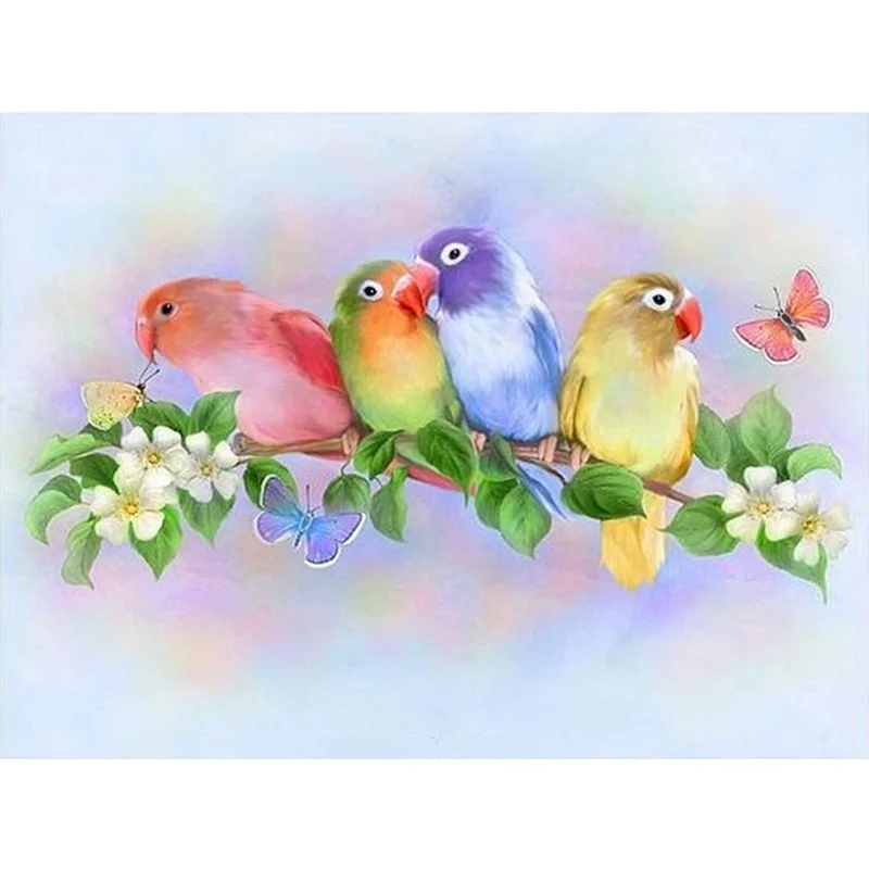 Full Square Diamond 5D DIY Diamond Painting "Colorful love bird" Embroidery Cross Stitch Rhinestone Mosaic Painting Decor Gift
Full Square Diamond 5D DIY Diamond Painting "Colorful love bird" Embroidery Cross Stitch Rhinestone Mosaic Painting Decor Gift