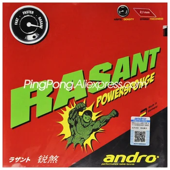 Andro RASANT POWERSPONGE PS Table Tennis Rubber Pips-In Original ANDRO RASANT POWER SPONGE Ping Pong Rubber
Andro RASANT POWERSPONGE PS Table Tennis Rubber Pips-In Original ANDRO RASANT POWER SPONGE Ping Pong Rubber