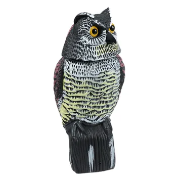 360 Degree Rotation Large Realistic Owl Decoy Rotating Head Weed Pest Control Scarecrow Fake Owl Statue to Scare Bird Away for P
360 Degree Rotation Large Realistic Owl Decoy Rotating Head Weed Pest Control Scarecrow Fake Owl Statue to Scare Bird Away for P
