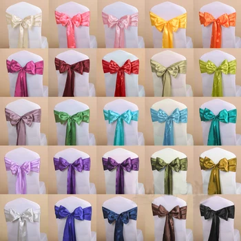 Chair Sashes Satin Silk Cloth Wedding Chair Knot Bows Seat Chair Cover Bow Sashes DIY Ribbon For Party Chair Decoration
Chair Sashes Satin Silk Cloth Wedding Chair Knot Bows Seat Chair Cover Bow Sashes DIY Ribbon For Party Chair Decoration