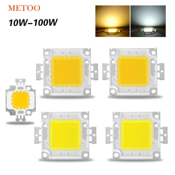 LED COB Chip High Power Epistar 10W 20W 30W 50W 100W DC 10V-32V Integrated Lamps SMD for Floodlight Spotlight Warm White /White
LED COB Chip High Power Epistar 10W 20W 30W 50W 100W DC 10V-32V Integrated Lamps SMD for Floodlight Spotlight Warm White /White
