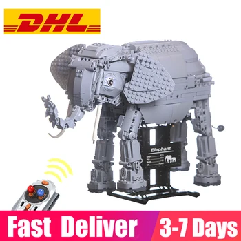 1542 PCS 7107 Animal Series Remote Control Elephant Splicing Technic Building Blocks Toys for Children with Motors&Lights
1542 PCS 7107 Animal Series Remote Control Elephant Splicing Technic Building Blocks Toys for Children with Motors&Lights