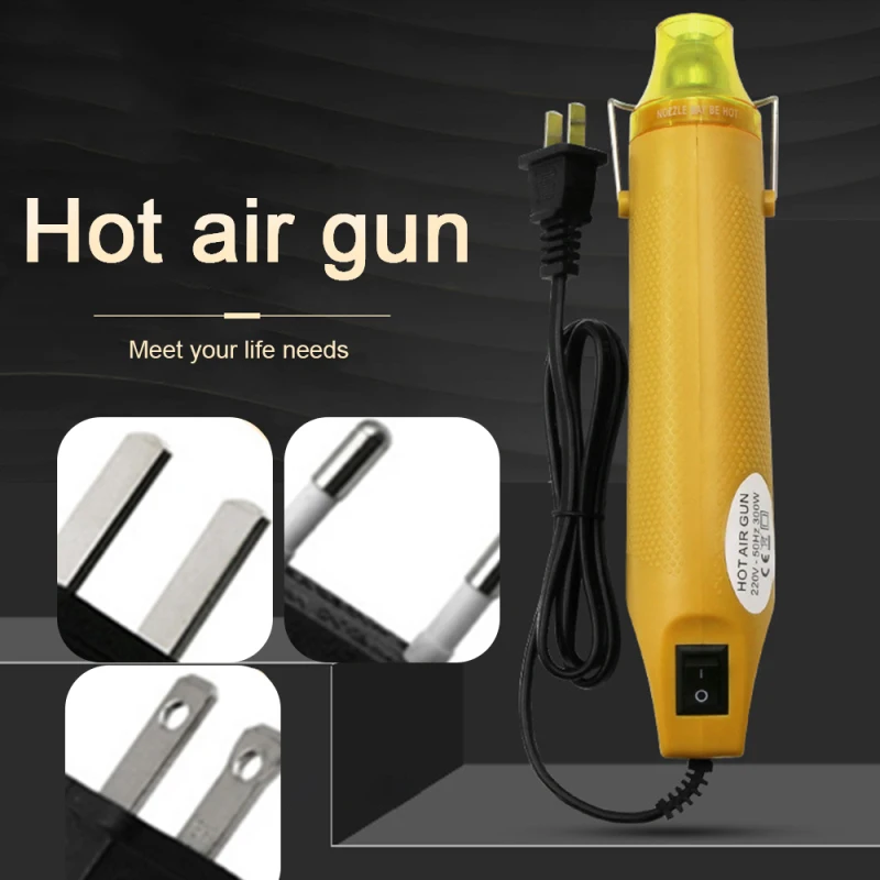 300W Hot Heat Air Mini Gun Shrink Electric Drying Tool DIY Embossing Thermal 110V/220V ABS Stainless Steel Craft Works
300W Hot Heat Air Mini Gun Shrink Electric Drying Tool DIY Embossing Thermal 110V/220V ABS Stainless Steel Craft Works