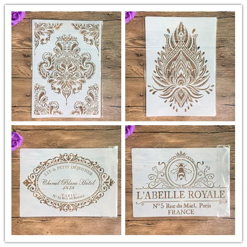 A4 size Wall Painting Frame Design stencils Scrapbooking Stamp Album Decorative Embossing Craft Paper DIY Flower Label Template
A4 size Wall Painting Frame Design stencils Scrapbooking Stamp Album Decorative Embossing Craft Paper DIY Flower Label Template