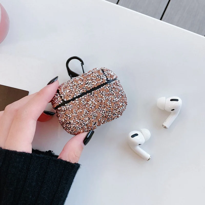 For Airpods Pro Case Accessories Colorful Rhinestone Earphone Case Bluetooth Bling Silicone Protective Cover for Airpods Case
For Airpods Pro Case Accessories Colorful Rhinestone Earphone Case Bluetooth Bling Silicone Protective Cover for Airpods Case