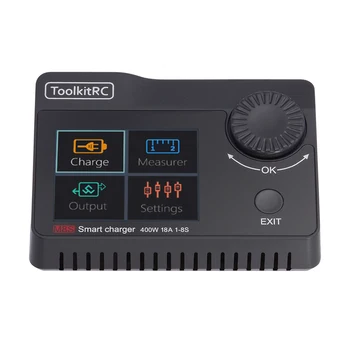 ToolkitRc M8s 400w 18A Color Screen Compact DC Charger & Measurement Device For 1-8S Lipo LiHV Life Lion NiMh Pb
ToolkitRc M8s 400w 18A Color Screen Compact DC Charger & Measurement Device For 1-8S Lipo LiHV Life Lion NiMh Pb