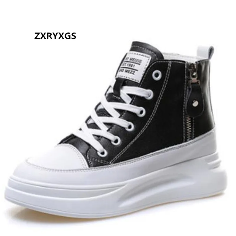 ZXRYXGS 2023 Autumn Winter High Top Casual Sneaker Ankle Boots Thick Bottom All-match Trendy Shoes Increase Women's Warm Shoes
ZXRYXGS 2023 Autumn Winter High Top Casual Sneaker Ankle Boots Thick Bottom All-match Trendy Shoes Increase Women's Warm Shoes