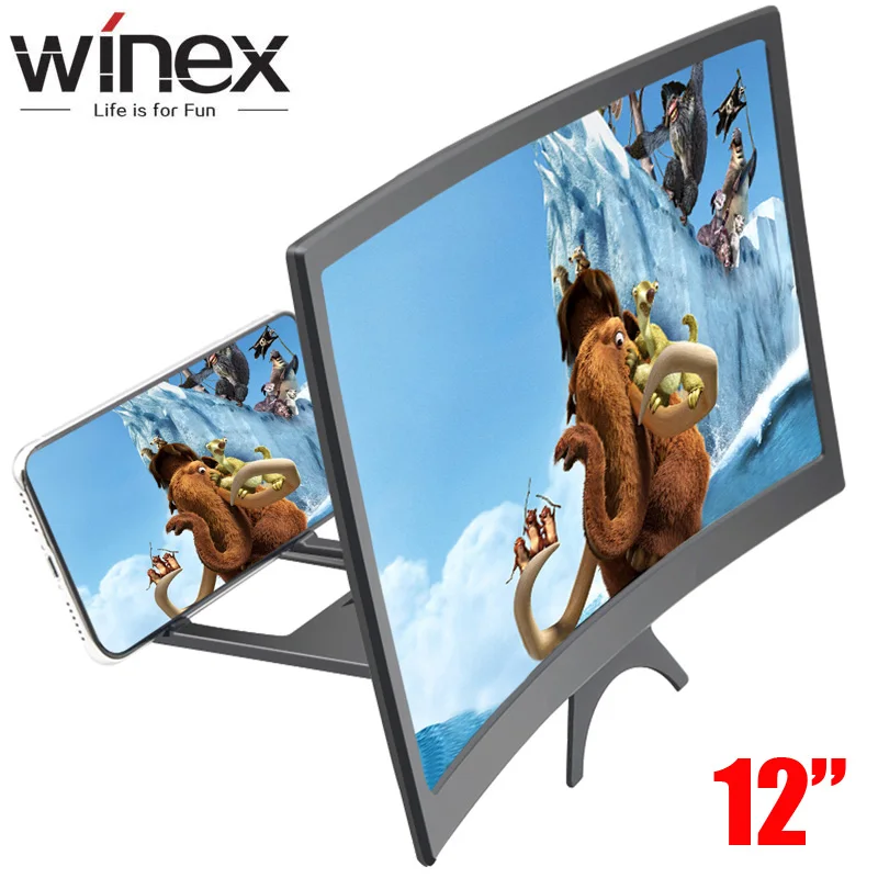 12 inch Mobile Phone Video Screen Magnifier High Definition Screen Amplifier with Stand Anti-radiation for IOS Andriod Phone
12 inch Mobile Phone Video Screen Magnifier High Definition Screen Amplifier with Stand Anti-radiation for IOS Andriod Phone