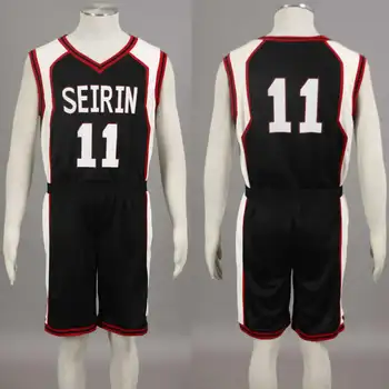 Kuroko no Basuke Basket SEIRIN Black school basketball suit men's uniforms sport clothes No.11 Kuroko Tetsuya cosplay costume 
Kuroko no Basuke Basket SEIRIN Black school basketball suit men's uniforms sport clothes No.11 Kuroko Tetsuya cosplay costume